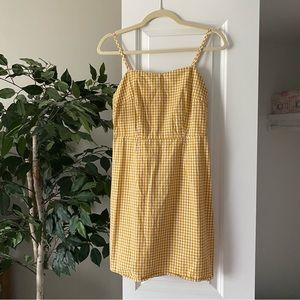 Shein Gingham Plaid Mini Dress